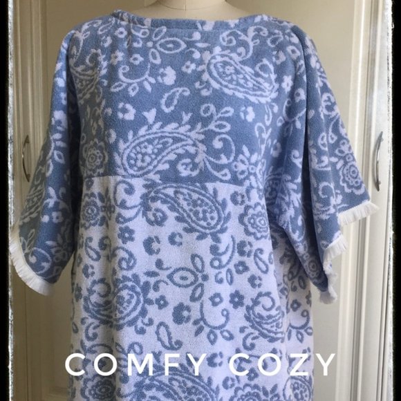 Short Sleeve Terry Robe - Picture 3 of 7